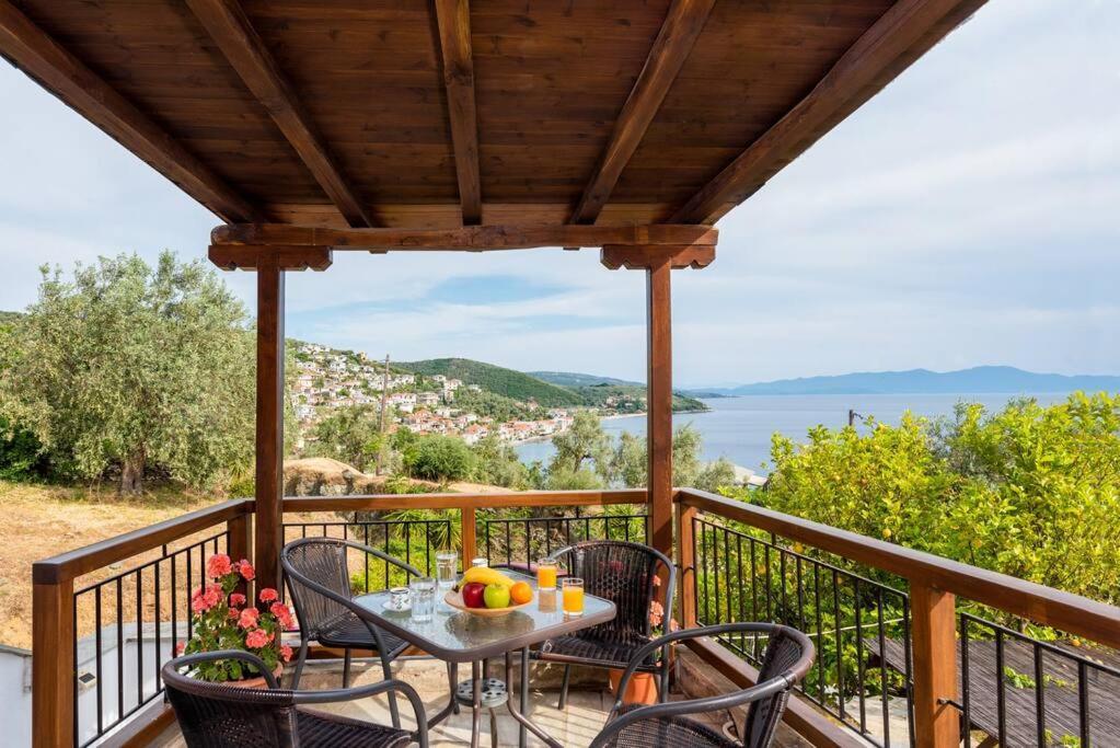 Seaside House With View Over Pagasitikos Afissos Exterior foto