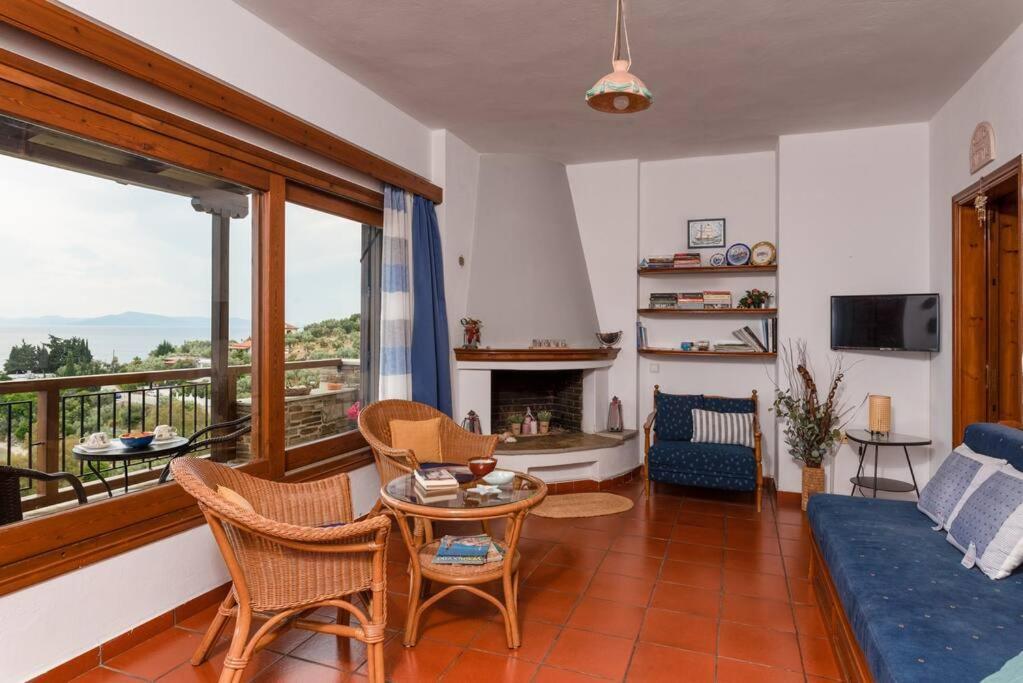 Seaside House With View Over Pagasitikos Afissos Exterior foto